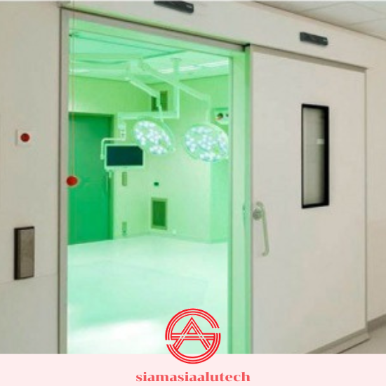 รับติดตั้งประตูห้องผ่าตัด Hermetic Door