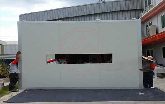 บานใหญ่ ไซส์ยักษ์ เราก็ทำบานเลื่อนรางแขวน ส่งออก ตปท.